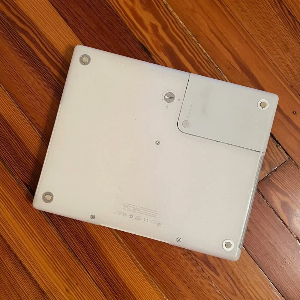 Apple iBook M6497 G3 MAC OS X 500/128/10G w/Box Working Vtg